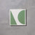 Green Split Shift Three Tiles - Handmade